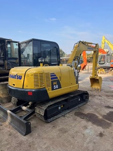 Meilleure vente d'excavatrice d'occasion Komatsu PC56 5 tonnes 6 tonnes mini machine en stock pour la construction japonaise en stock avec EPA/CE - Product Image 3