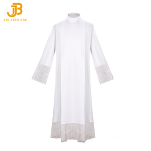 Gaun Paduan Suara Putih Poliester Grosir 2025 Jubah Gereja Buatan Khusus - Product Image 5