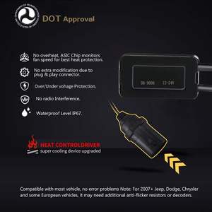 Bombilla LED para faros Db Saber X H8 H9 H11 8000lm 6000k 70w 12v Serie D6 con chips CSP para actualización y reequipamiento - Product Image 3
