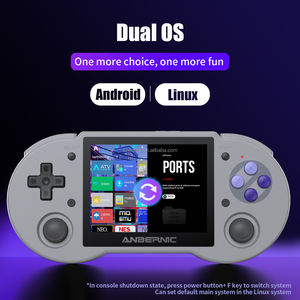 Anbernic <span class=keywords><strong>Rg353p</strong></span> Console de jeu vidéo rétro portable 3.5 pouces écran tactile double système d'exploitation supportant la console de jeu vidéo rétro WI-FI - Product Image 6