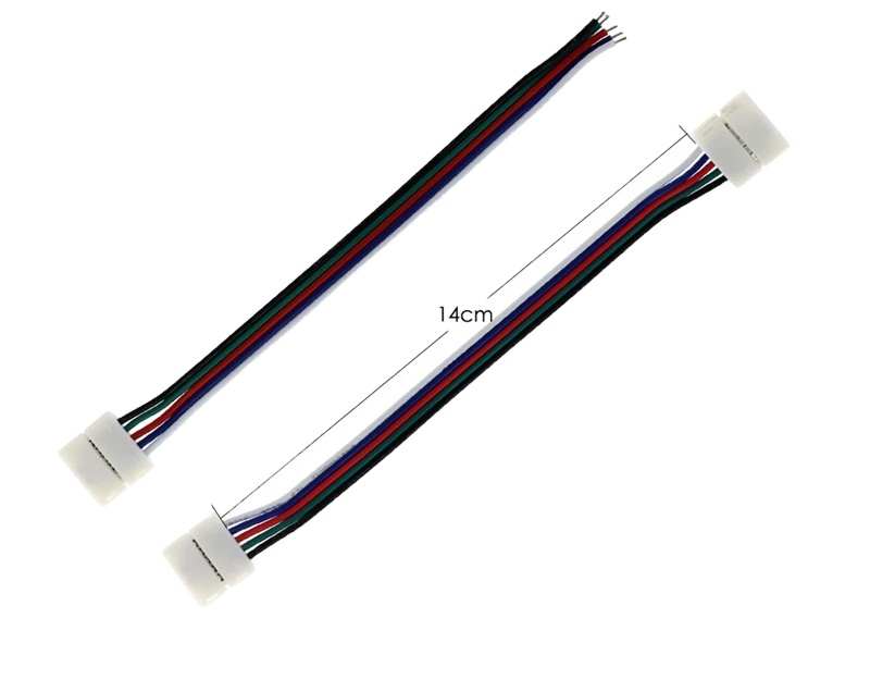 LED Strip Connector 5pin 3pin 12mm/10mm Gratis Lassen Connector voor RGBWW RGBCCT strip Geen lassen geen solderen