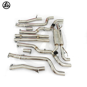 CSZ para BMW <span class=keywords><strong>M550i</strong></span> G30/G31 N63 4.4TT V8 Tubo de bajada Silenciador con válvula Eje trasero Catback Sistema de escape completo - Product Image 6