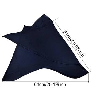 Hiyab de Algodón Jersey de Lujo para Mujer Musulmana, Color Liso, Largo Medio, para Ramadán y Eid, con Pedrería, Transpirable, Doble Capa, Venta al por Mayor - Product Image 6