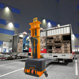 NRT Lift kargo kecil Forklift, Lift Mini Stacker 500-1500kg portabel baterai asam timbal pengangkat barang truk angkat - Product Image 1