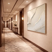 Peinture murale abstraite originale personnalisée, paysage, peinte à la main, texture 3D, toile, peinture à l'huile, impression 3 couleurs, fabriquée en Chine, moderne
