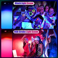 Verbesserte 21-Objektiv-Partyleuchten 3-in-1-RGB-UV-Blitzlicht DMX & Sound Aktivieren Sie das Laserlicht für Heim partys KTV-Bühne