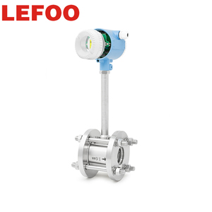 LEFOO Pengukur Aliran Vortex Baja Tahan Karat OEM untuk Gas/Cairan dengan Layar LCD Digital dan Akurasi Tinggi - Product Image 1
