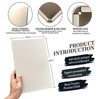 Plaques en fer blanc en gros 20x30cm pour impression UV, panneaux métalliques vierges pour sublimation, personnalisables, pour impression DIY, plaques métalliques plates