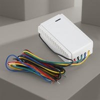 Module Récepteur Télécommande Universel R5101 433MHz Sans Fil Code Roulant Design Moderne en Aluminium Garantie 1 An Automatisation de Portail