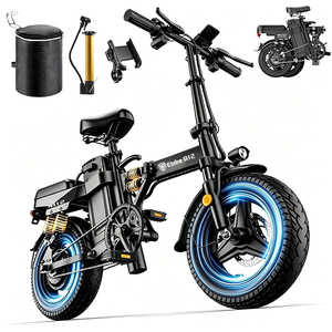 Prix de gros usine UE DTTZH A12S Entrepôt US Vélo électrique pliable au lithium 52V 25Ah avec pneus de 14 pouces - Product Image 2