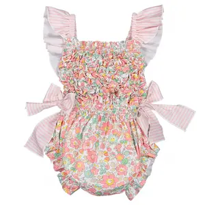 Modedesign Säugling Baby Mädchen Badeanzug Kleinkind Kinder Blume Bade bekleidung Kleidung Freizeit outfit GZ30