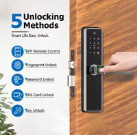 Sinovo harga grosir kunci Digital Cerradura Inteligente WIFI TTlock Tuya APP kata sandi sidik jari kunci pintar tanpa kunci
