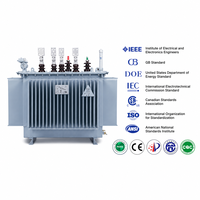 Transformateur immergé dans l'huile triphasé hermétiquement scellé, 750 kVA, 1000 kVA, enroulement en cuivre
