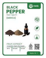 Wild Black Pepper Fruit Extract Poeder, oplosmiddel-extract, rijk aan polyfenolen en piperine, voor functionele voedingssupplementen