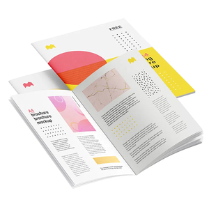 <span class=keywords><strong>Livre</strong></span> de brochures à 3 volets imprimé sur mesure pour la publicité d'entreprise en papier offset et carton traité par gaufrage - Product Image 2