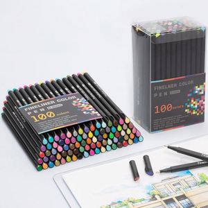 Marcadores de Arte de Alta Calidad, 0.4 mm, 100 Colores, Tinta a Base de Agua No Tóxica, para Escribir y Dibujar - Product Image 4