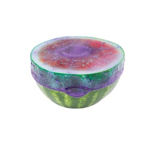 Cubiertas de Silicona de Diferentes Tamaños para Refrigerador, Reutilizables, Esféricas, para Frutas y Verduras, con Película Protectora - Product Image 2