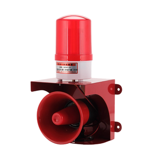 Système d'alarme sonore d'urgence pour la sécurité des tunnels avec avertissement vocal télécommandé, volume réglable, klaxon stroboscopique en fer - Product Image 1