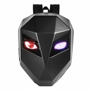 Zaino LED per bambini in tessuto Oxford ABS, design geometrico, stile moto, chiusura con cerniera, unisex, per tutte le stagioni, capacità inferiore a 21 litri - Product Image 1