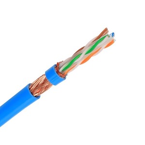 Câble réseau <span class=keywords><strong>Cat</strong></span> <span class=keywords><strong>6a</strong></span> à vitesse rapide meilleur prix PVC 4P paire torsadée câble LAN <span class=keywords><strong>Ethernet</strong></span> SFTP <span class=keywords><strong>STP</strong></span> communications en carton emballé à l'intérieur - Product Image 2