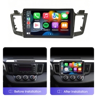Lecteur multimédia stéréo sans fil Carplay Android Auto Rhythm 10 pouces, navigation GPS, radio FM RDS pour Toyota RAV4 2013-2018