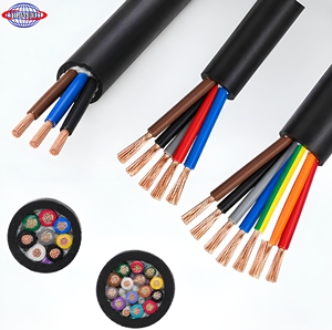 Cavo Flessibile in Rame Intrecciato con Isolamento in PVC/Gomma, Piatto, <span class=keywords><strong>2</strong></span>/<span class=keywords><strong>3</strong></span>/4/<span class=keywords><strong>5</strong></span>/6/8/10/12/16/18 Conduttori, <span class=keywords><strong>0</strong></span>.5mm 1mm <span class=keywords><strong>0</strong></span>.75mm 1.5mm <span class=keywords><strong>2</strong></span>.5mm, Cavo per Altoparlanti - Product Image 1