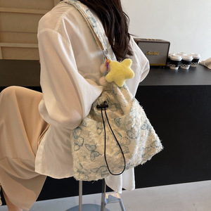 Women's Tote Bag Large Capacity Canvas Summer 2024 Fashionable Design Crossbody Shoulder Bag Everyday Outfits Printing Pattern - Product Image 2