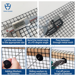 Filet à oiseaux galvanisé 1,5 mm de diamètre 10 pouces résistant aux UV résistant aux intempéries 10-15 ans personnalisable pour la protection des volailles et des jardins - Product Image 2