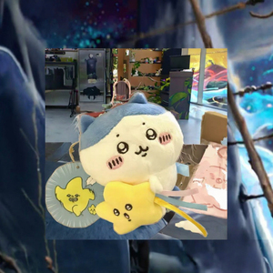 ตุ๊กตาหมีอุซากิ ชิอิคาวะ ปี 2026 จากญี่ปุ่น ตุ๊กตาผ้าฝ้าย PP นุ่มๆ พร้อมกระเป๋าเป้สะพายหลังบุตาข่ายสำหรับเด็ก - Product Image 3