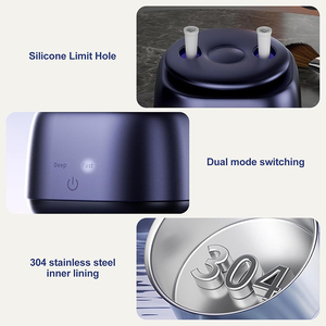 Limpiador de Dentaduras Postizas Ultrasónico de Alta Frecuencia con Vibración UV y 2 Modos de Limpieza Profunda para el Hogar - Product Image 3