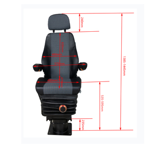 Mechanisch Gefederter Eisenbahnlokomotiv-Fahrersitz Zugfahrer 360° °   Drehbarer Sitz - Product Image 2