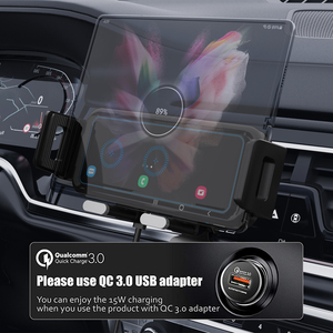 Jinmeiyi di lusso elettrico intelligente Wireless caricabatterie per auto Samsung <span class=keywords><strong>Galaxy</strong></span> Z Fold5 attacco auto - Product Image 6