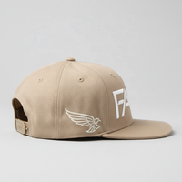Gorra Snapback ELVN China Chic con Bordado de Ondas y Pájaros, Color Caqui, Visera Plana, Unisex, Estilo Urbano para Fiestas Nocturnas