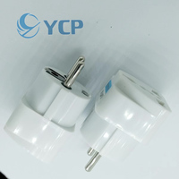 Adaptateur universel pour prise américaine 2 broches 10A 250V EU USA AU UK Prise de conversion multifonctionnelle pour voyages internationaux Japon