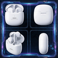 Écouteurs sans Fil True Wireless TWS Remax, Oreillettes Bluetooth OEM avec Logo Personnalisé, Basses Stéréo Intra-Auriculaires, Mini Écouteurs USB C avec Micro