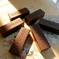 Jouet anti-stress souple en mousse PU à remontée lente, imitation barre de chocolat, jouet à presser en forme de chocolat