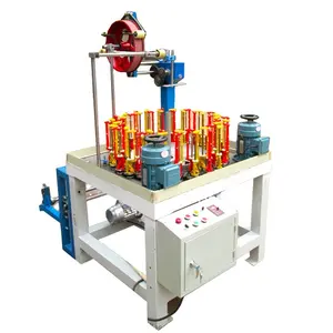 Textile Machinery Nylon Plastic Rope Cord Making Machine Shoelace Braid Knitting Braiding Machine for Rope