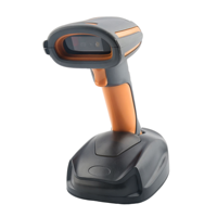 Escáner de Código de Barras 2D QR Industrial Resistente DY SCAN Rojo IP65 con Sensor CMOS Inalámbrico 2.4G BT y 1 Año de Garantía