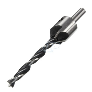 4pcs/set HSS 5 Flute Countersink Drill Bit Set 3mm-6mm High Speed Steel Chamfer <strong>Reamer</strong> Woodworking Power <strong>Tools</strong> - Product Image 4
