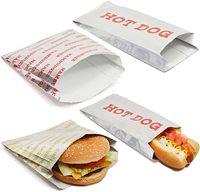 Feuille de papier pour barbecue, résistant à la chaleur, qualité Restaurant, Hamburger, fromage, Hot Dog, sacs robustes, emballage alimentaire résistant à la graisse