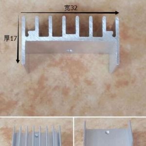 ฮีทซิงค์อะลูมิเนียม 32x17x20 3P แบบท่อ สำหรับวงจรเรียงกระแสแบบบริดจ์ มอสเฟต ชอตกี รุ่น To220 To247 - Product Image 1