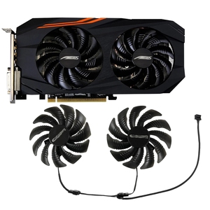 Ventilador de Refrigeración para GPU RX570 RX580 Aorus de 87MM PLD09210S12HH, Repuesto para Tarjeta Gráfica <span class=keywords><strong>GIGABYTE</strong></span> RX 580/<span class=keywords><strong>570</strong></span> AORUS VGA - Product Image 1