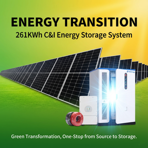 ระบบพลังงานแสงอาทิตย์เชิงพาณิชย์ Smsenergy 100kW-216KW 200KWh ระบบไฮบริดแบบเชื่อมต่อกับระบบไฟฟ้าสาธารณะ แบตเตอรี่ LiFePO4 ป้องกันน้ำและฝุ่นระดับ IP67 - Product Image 1