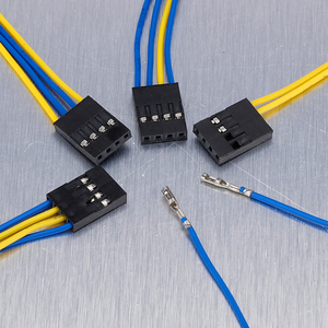 Kabel Jumper Harness Kabel Dupont 2.54mm Pitch ODM OEM Custom 2 3 4 5 6 7 8 9 10 Pin Dupont2.54 Male Female - Product Image 3