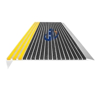 Marches d'escalier photoluminescentes multi-bandes, nez de marche lumineux, garniture antidérapante pour escalier, utilisation recyclée, bordure de marche, anti-poussière
