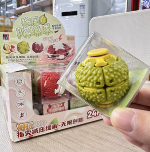 Durian Fidget Spinner Ball <b>Stress</b> <b>Relief</b> Sensory <b>Toy</b> Plastic Puzzle Decompression Squeeze <b>Toy</b> - Product Image 1