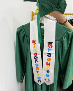 Toga e cappello da laurea per l'asilo, completo da laurea per la scuola materna con nappe 2026, fascia per bambini e neonati - Product Image 2