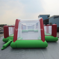 Terrain de football gonflable LYT T31-0005 3v3 en PVC, capacité 500 kg, idéal pour la rue et la location – Vente chaude