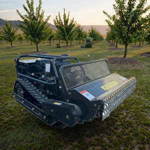 Frutteto Greening Grass Cutter nuovo telecomando cingolato falciatrice con motore di ritorno paglia macchina trituratore <span class=keywords><strong>erba</strong></span> - Product Image 4