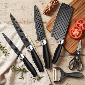 6 Pieces Cooking Kitchen Cutlery <b>Set</b> Kitchenware Stainless Steel Chef <b>Knife</b> <b>Set</b> Kitchen <b>Knife</b> <b>Set</b> with Elegant Box - Product Image 2